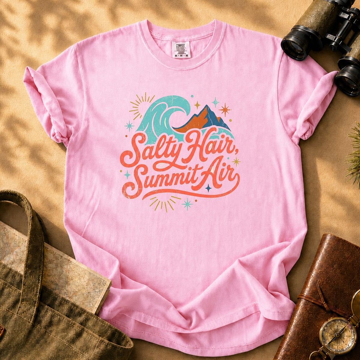 Salty Hair Summit Air Tee - Blossom