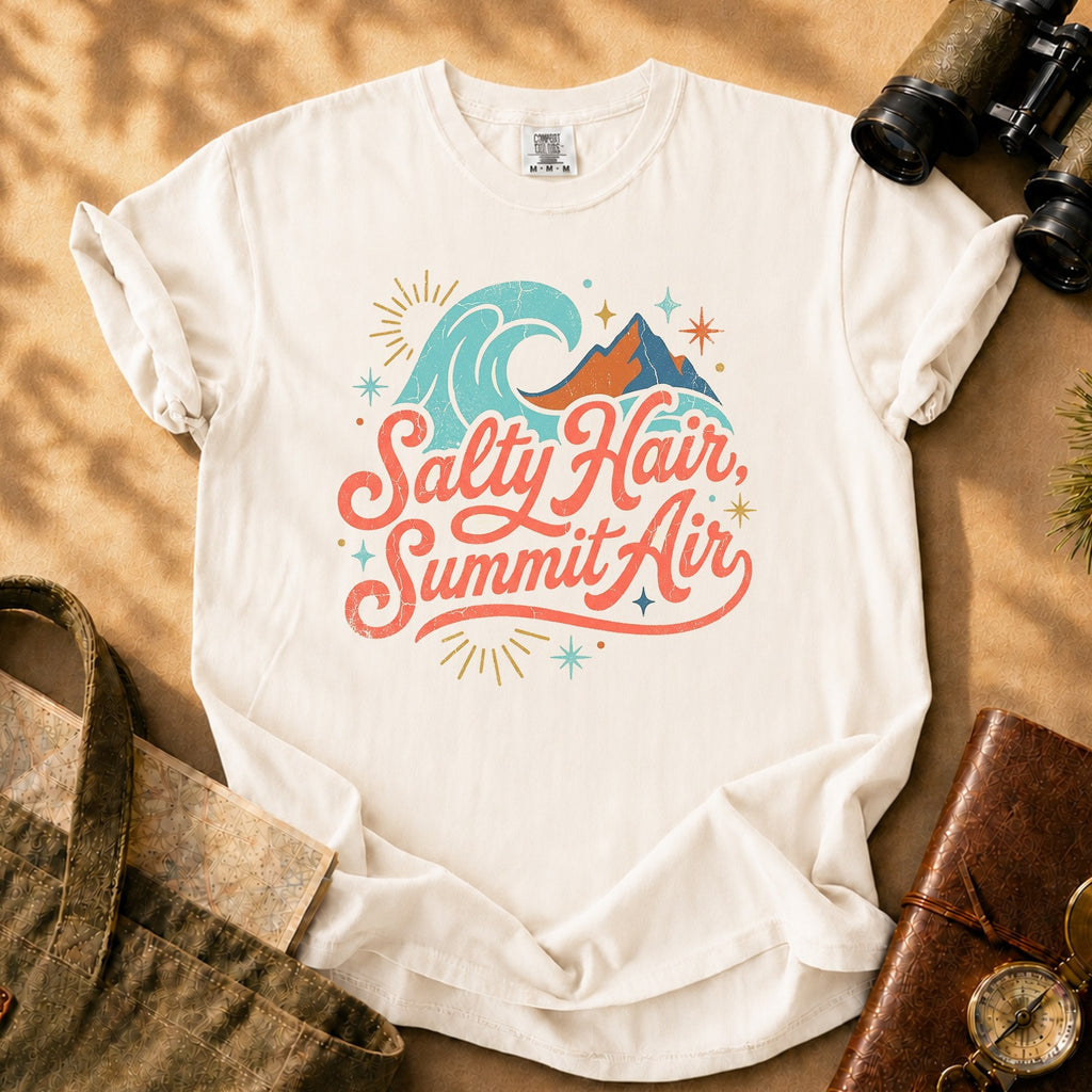 Salty Hair Summit Air Tee - Ivory