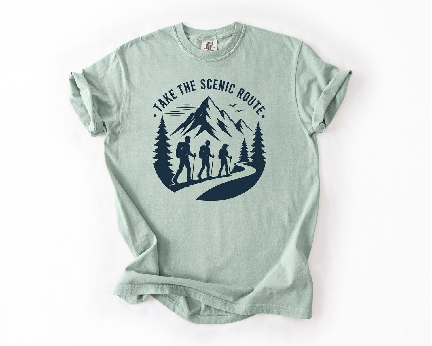 Scenic Route Hiking T-Shirt - Bay