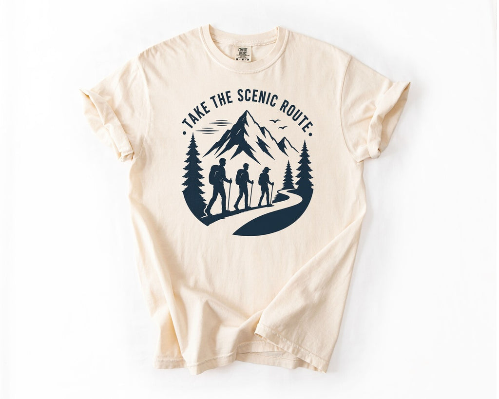 Scenic Route Hiking T-Shirt - Ivory