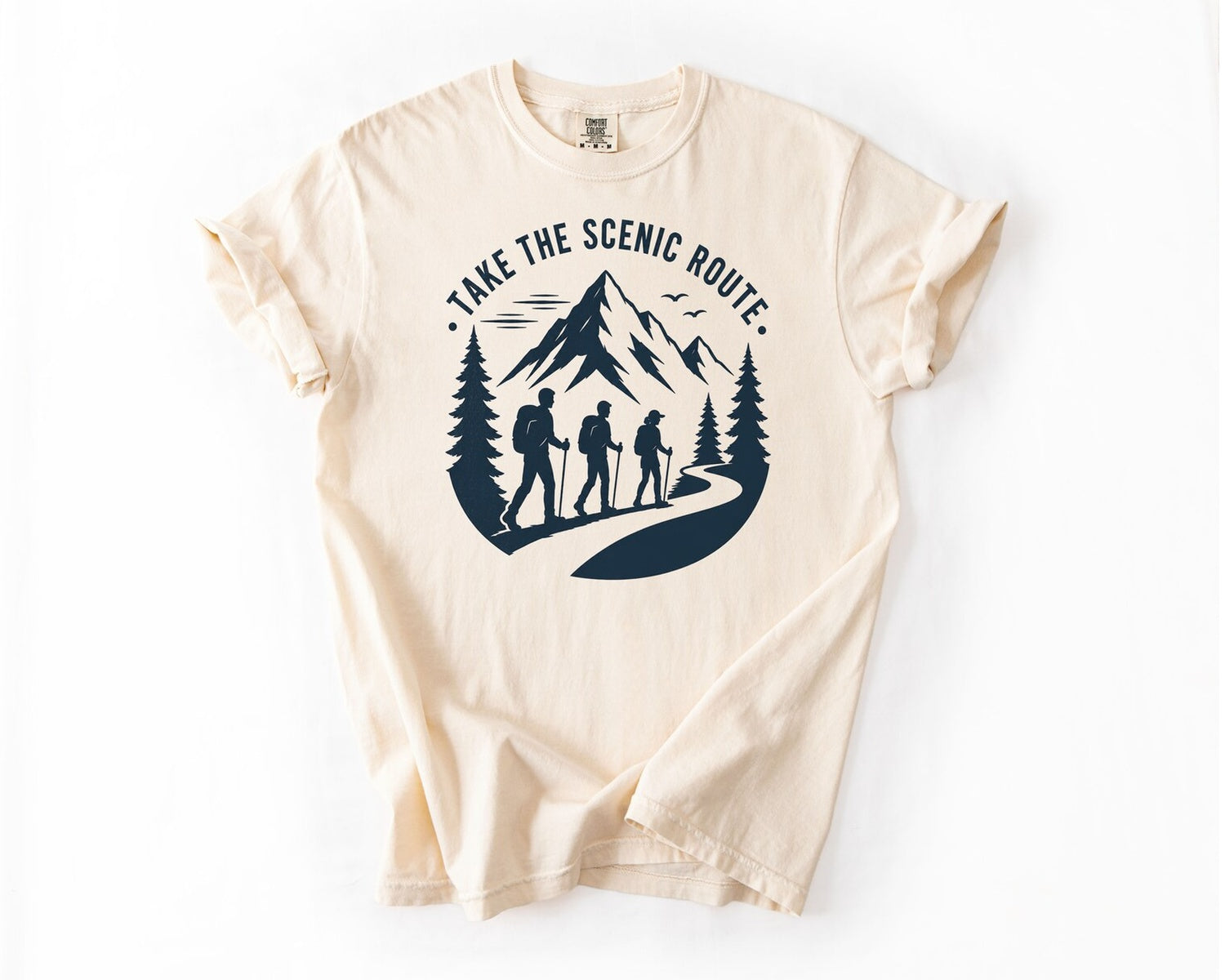 Scenic Route Hiking T-Shirt - Ivory