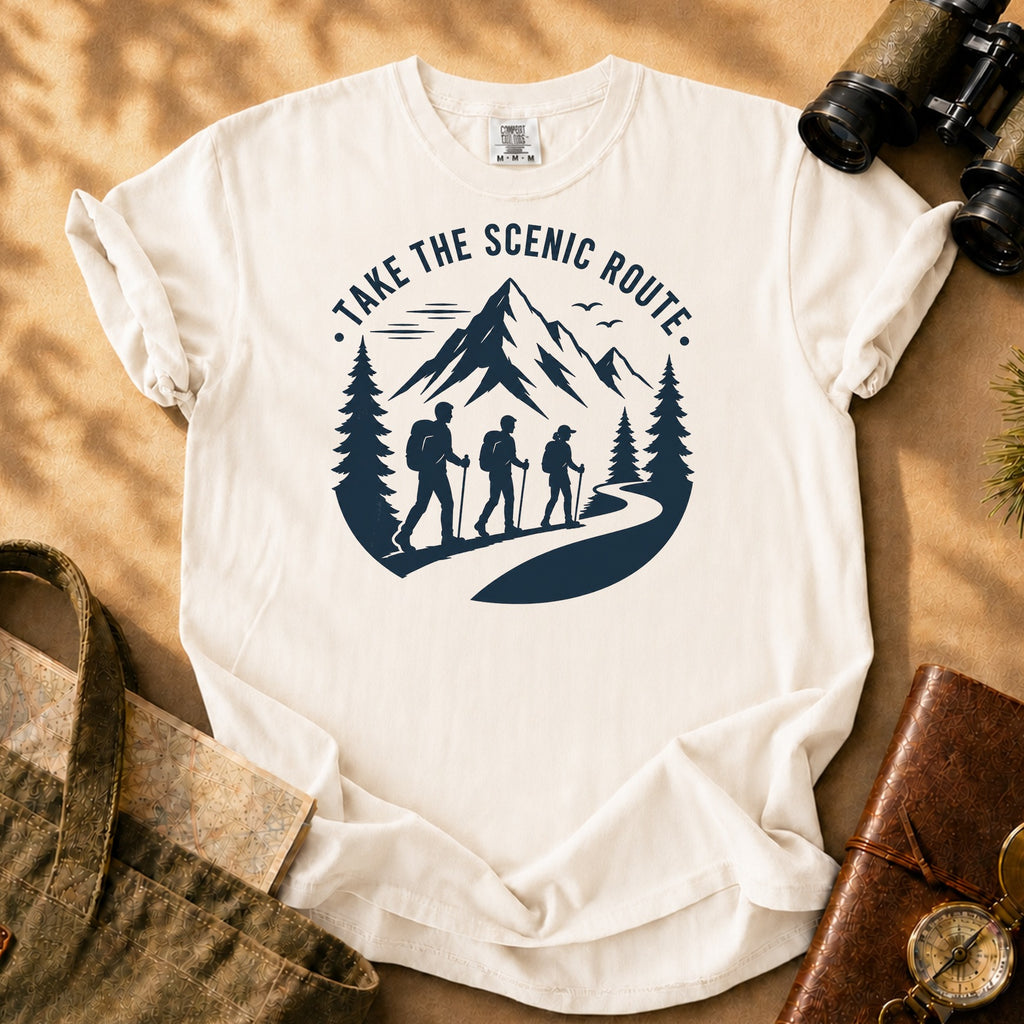 Scenic Route Hiking Tee - Ivory