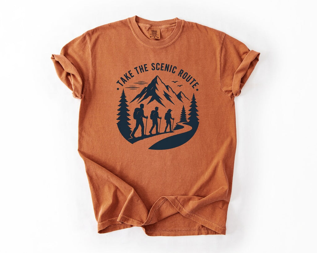 Scenic Route Hiking T-Shirt - Yam