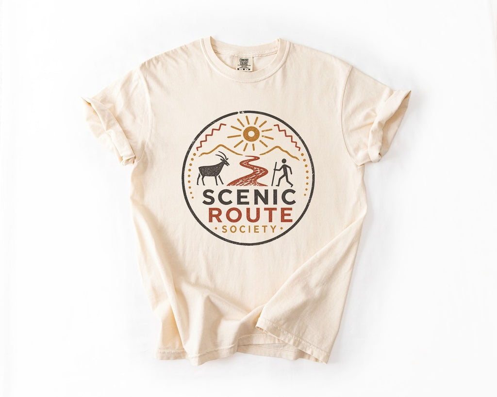 Scenic Route Society T-Shirt - Ivory