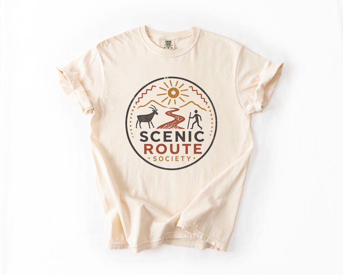 Scenic Route Society T-Shirt - Ivory
