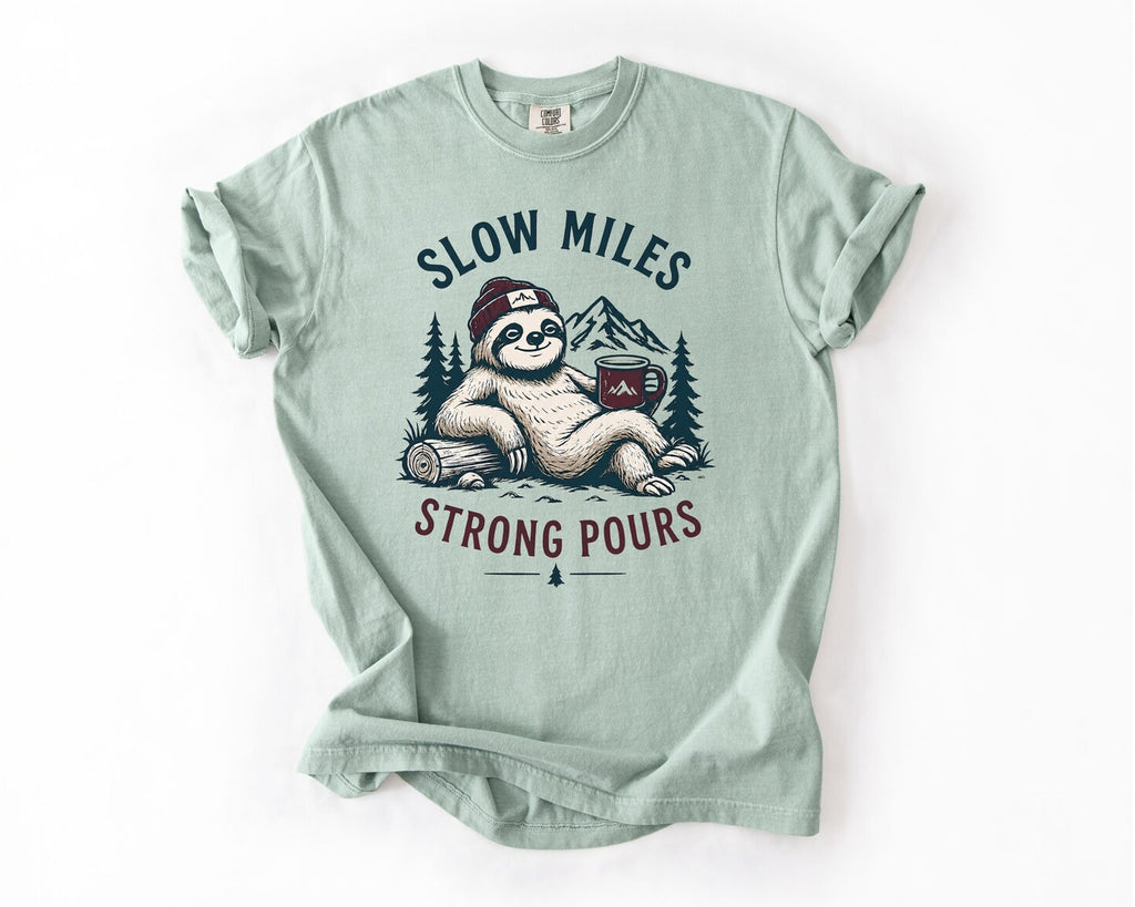Sloth Coffee T-Shirt - Bay