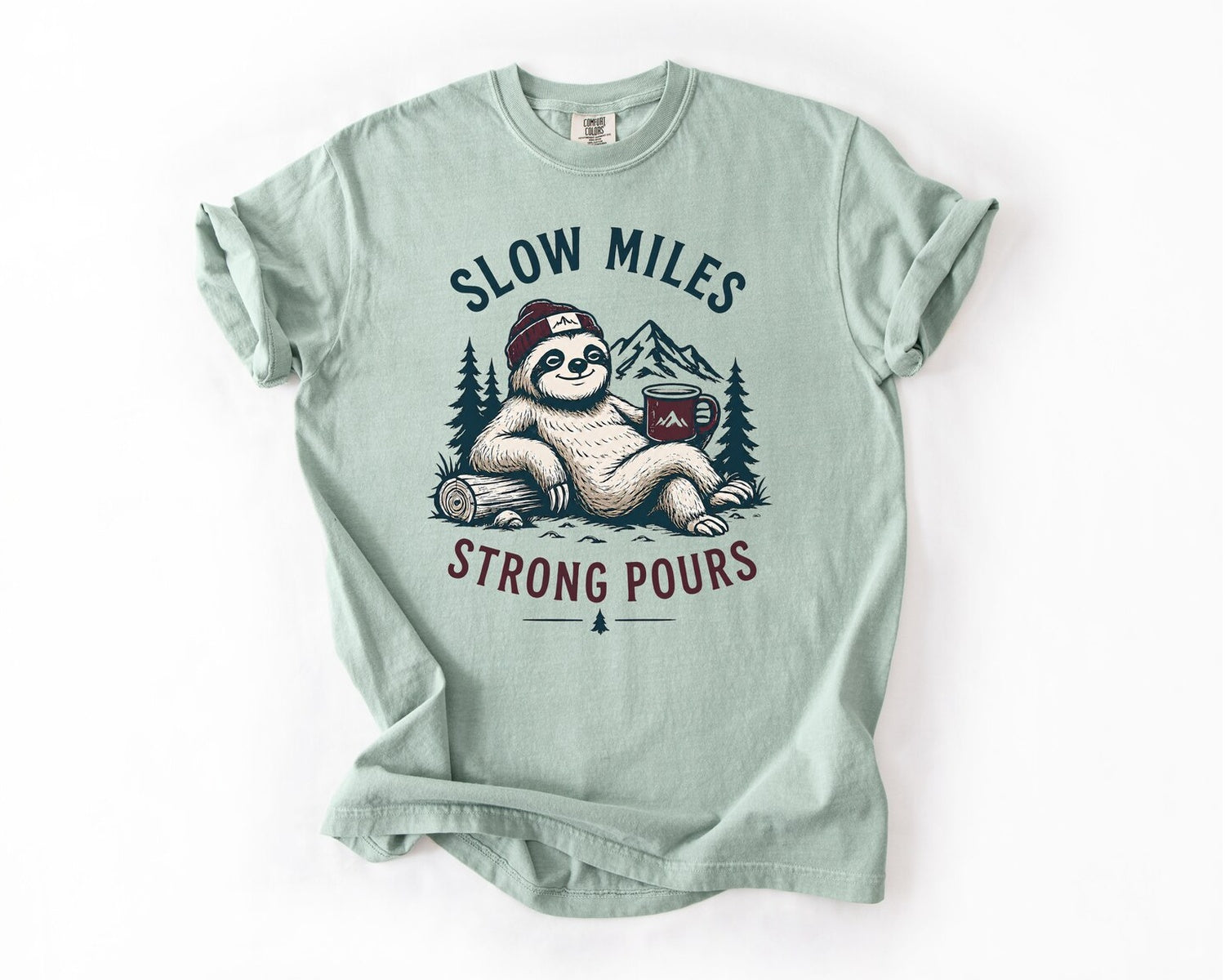Sloth Coffee T-Shirt - Bay