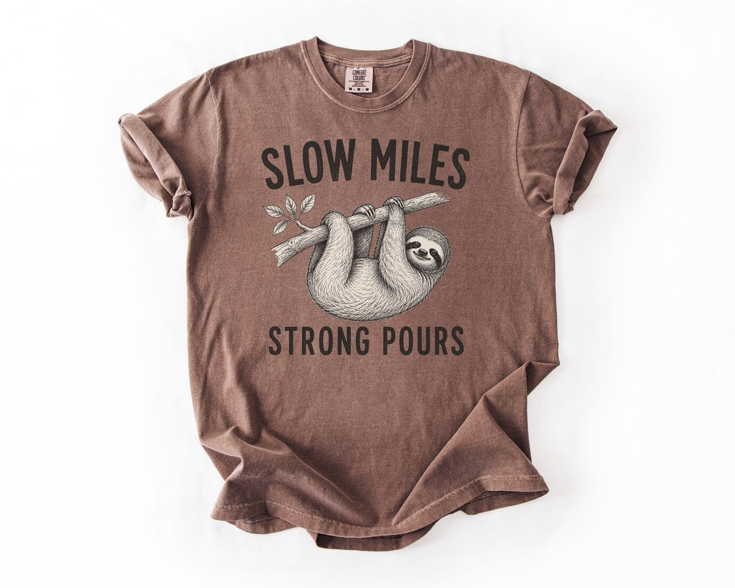 Sloth Coffee Tee - Espresso