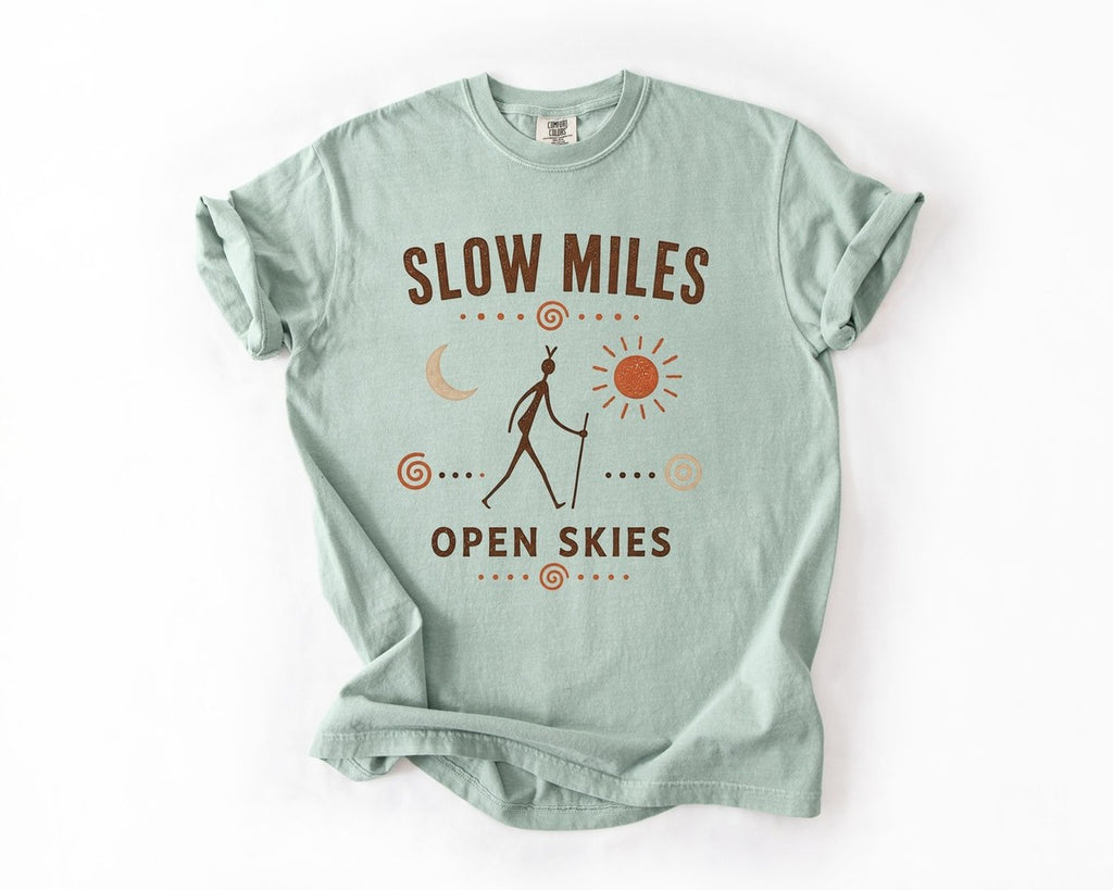Slow Miles Open Skies T-Shirt - Bay