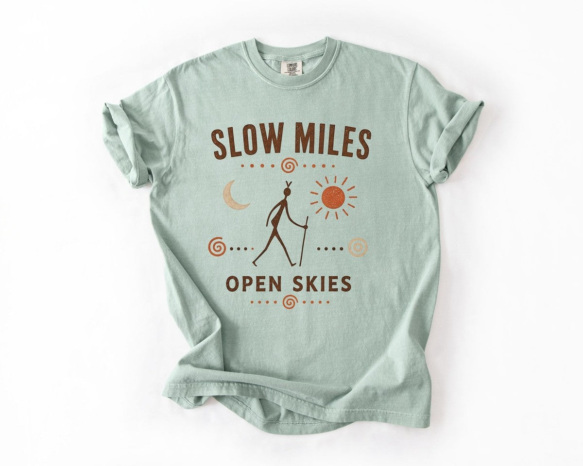 Slow Miles Open Skies T-Shirt - Bay