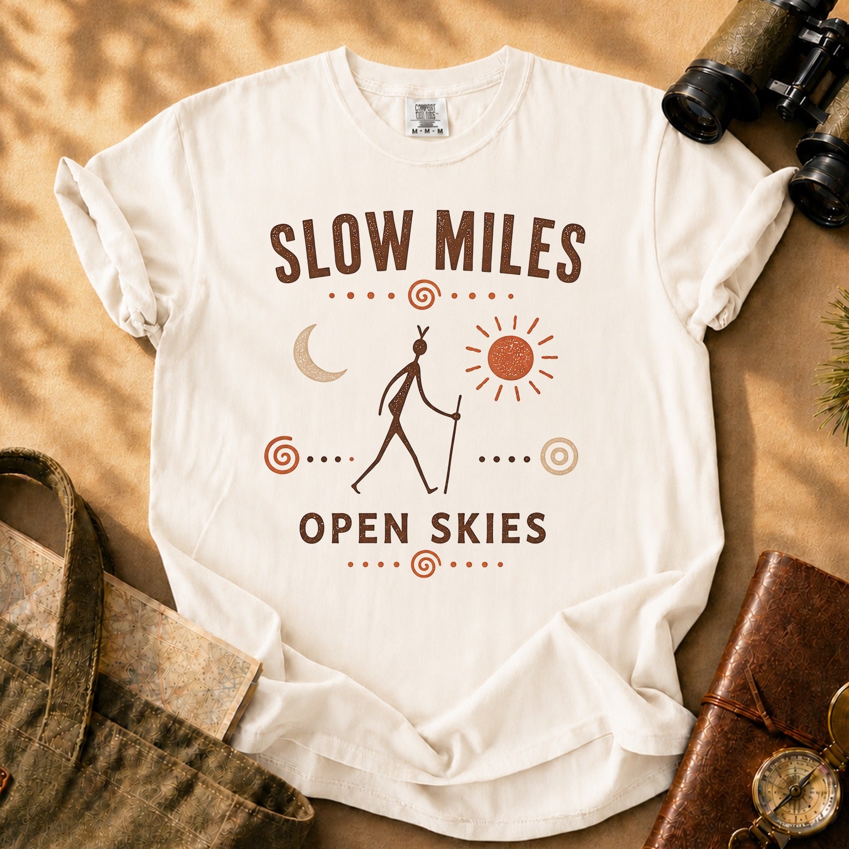 Slow Miles Open Skies Tee - Ivory