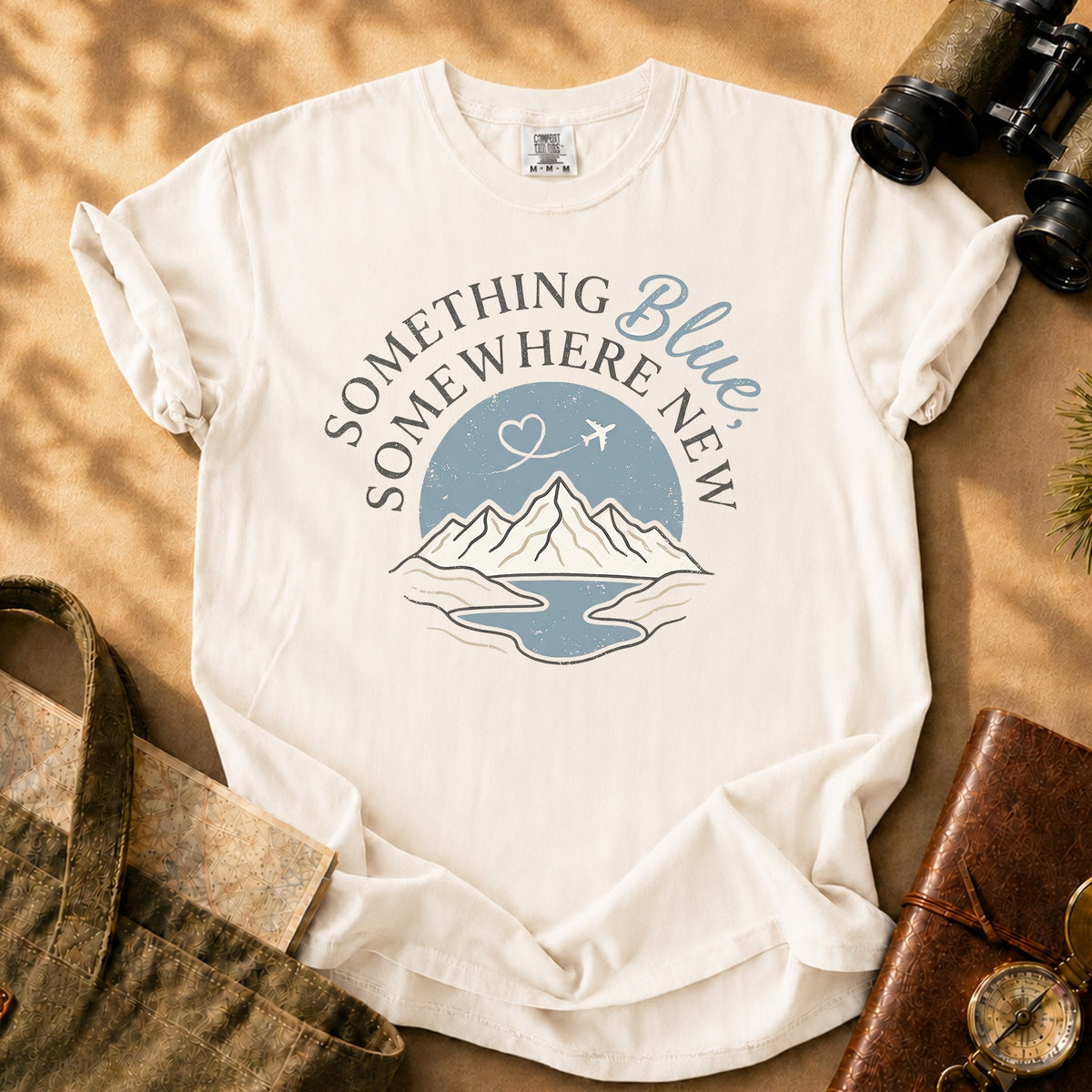 Something Blue Somewhere New Tee - Ivory