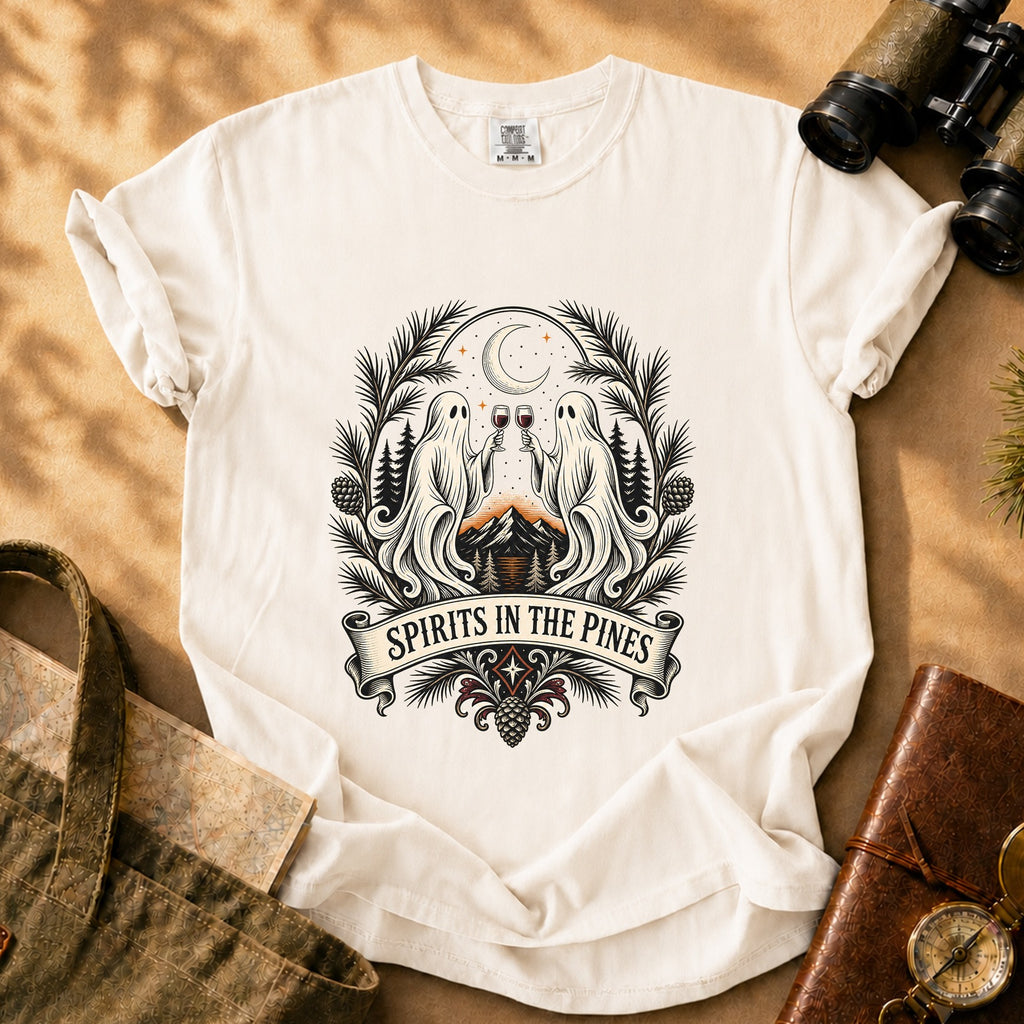 Spirits in the Pines Tee - Ivory