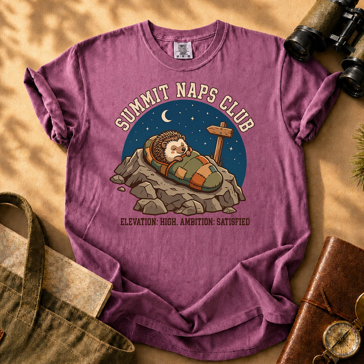 Summit Naps Club Tee - Berry