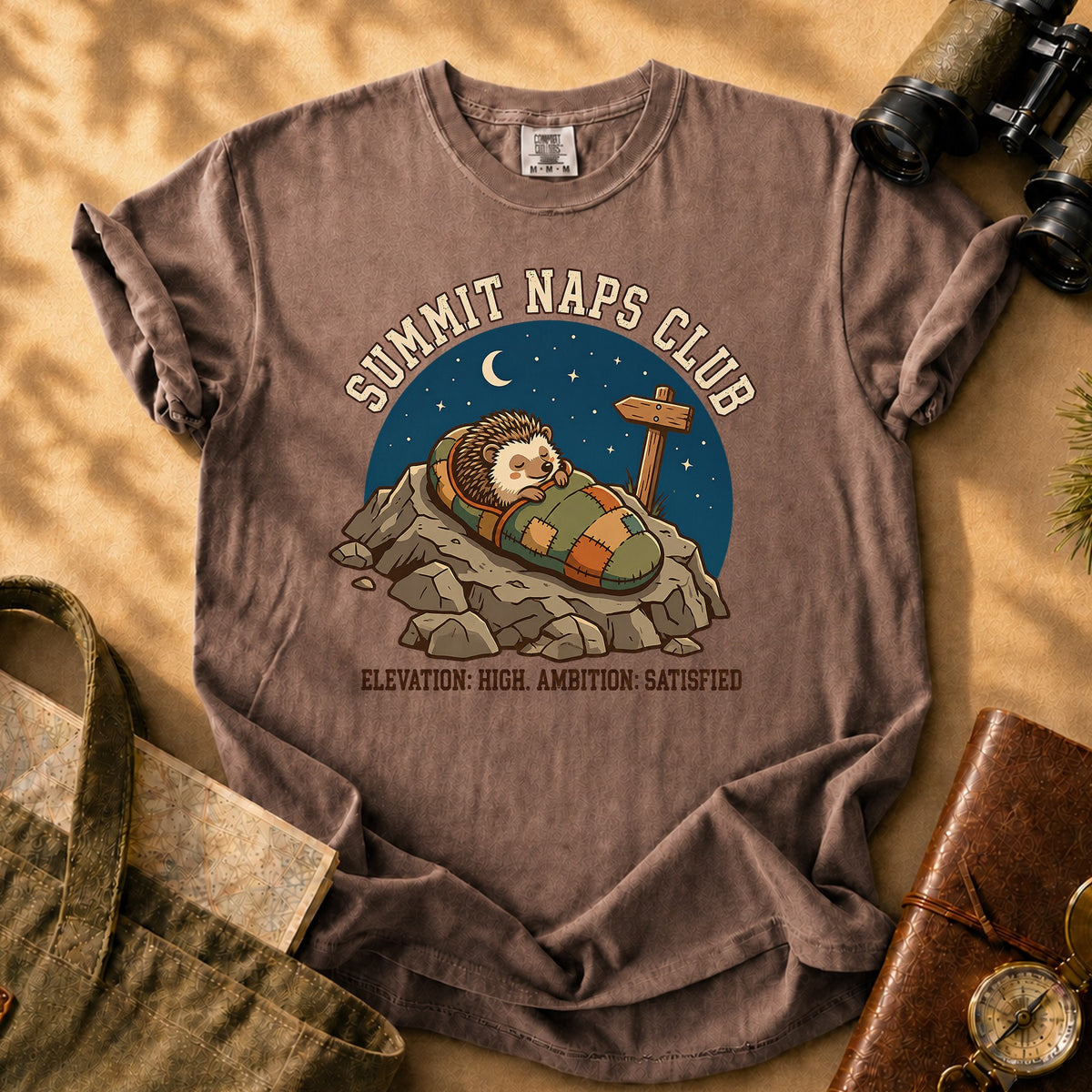 Summit Naps Club Tee - Espresso