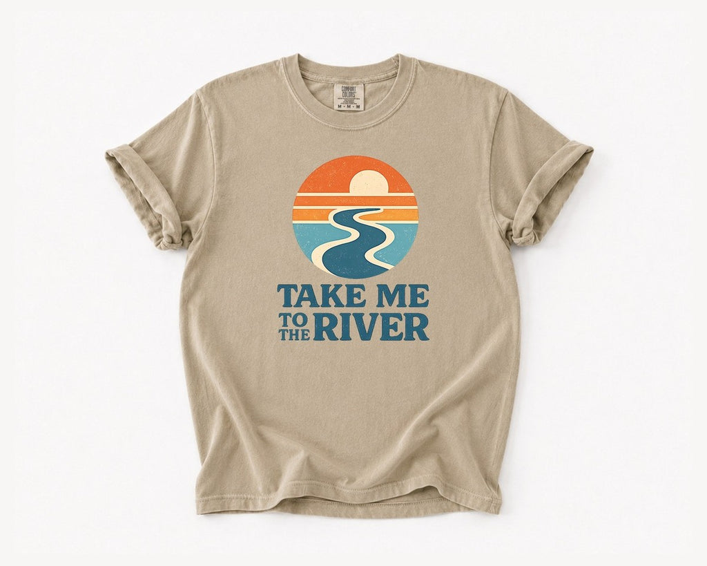 Take Me to the River T-Shirt - Khaki