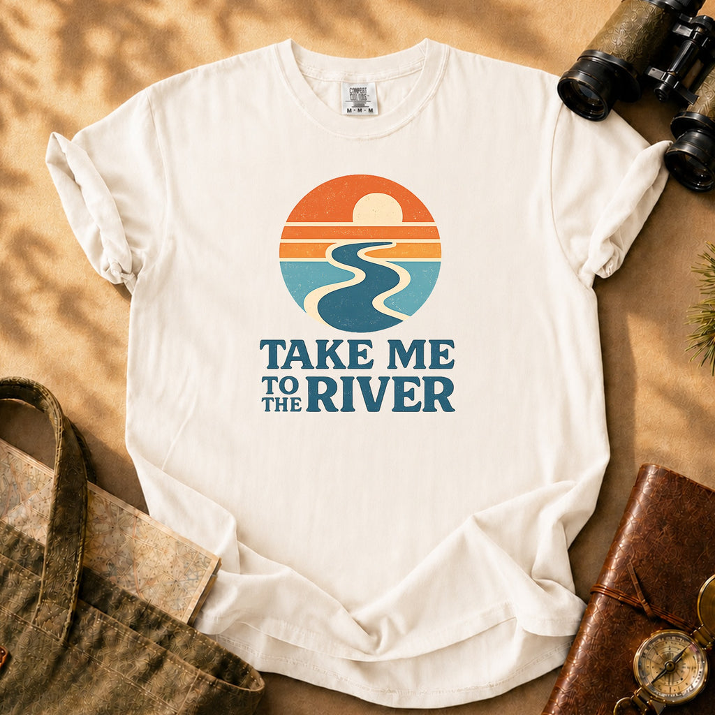 Take Me to the River Tee - Ivory