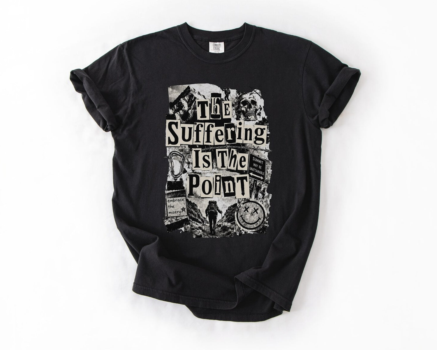 The Suffering Is The Point Graphic Tee - Black