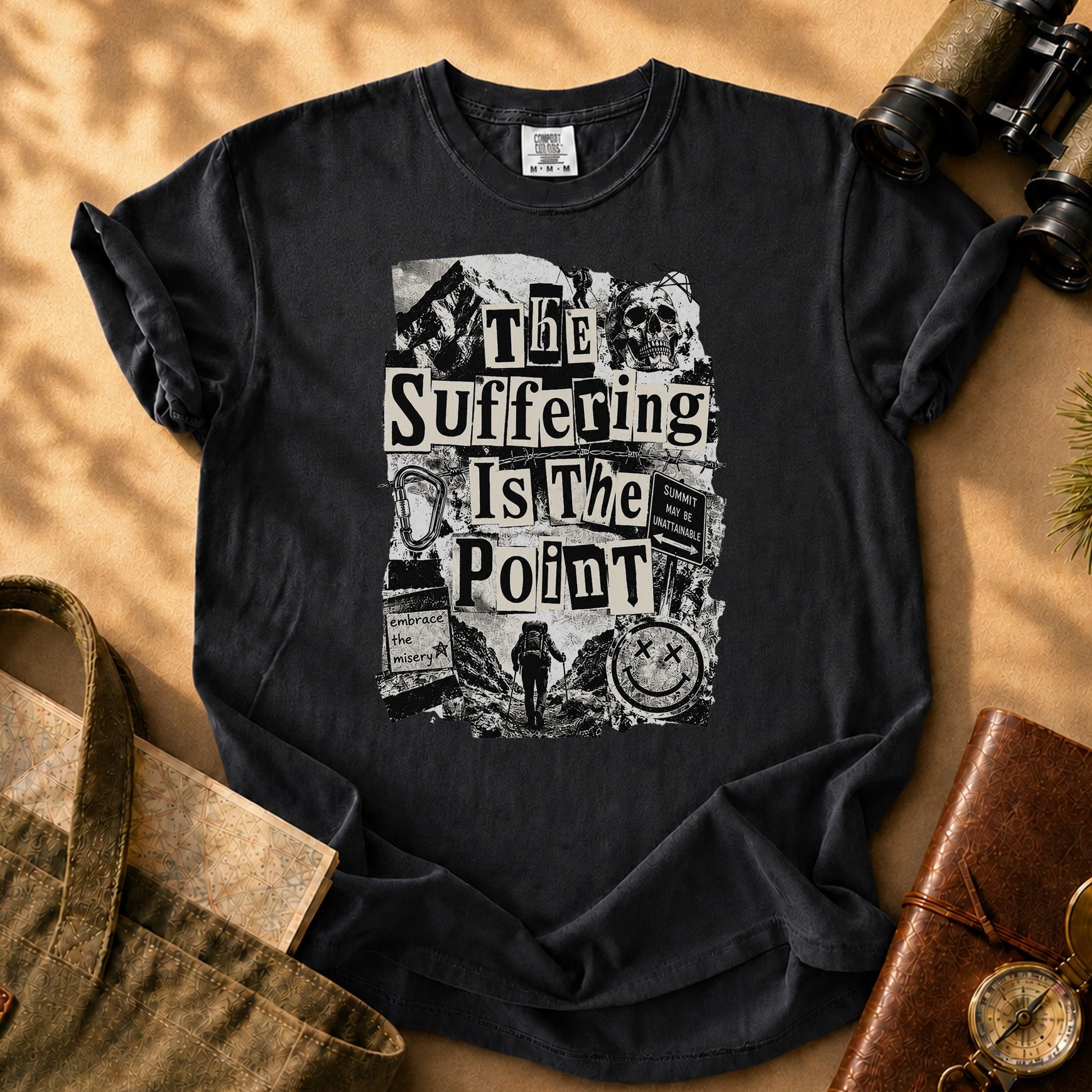 The Suffering Is The Point Graphic Tee - Black