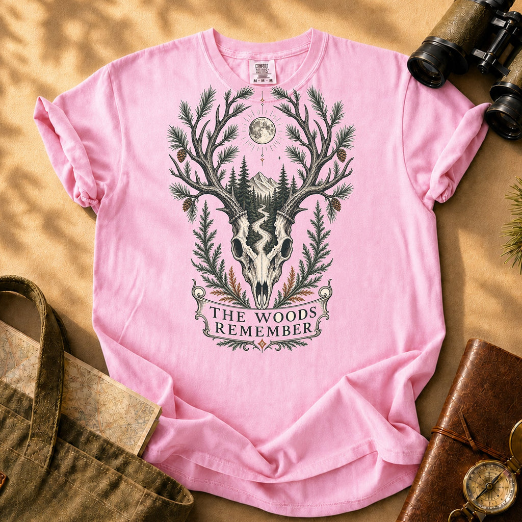 The Woods Remember Tee - Blossom