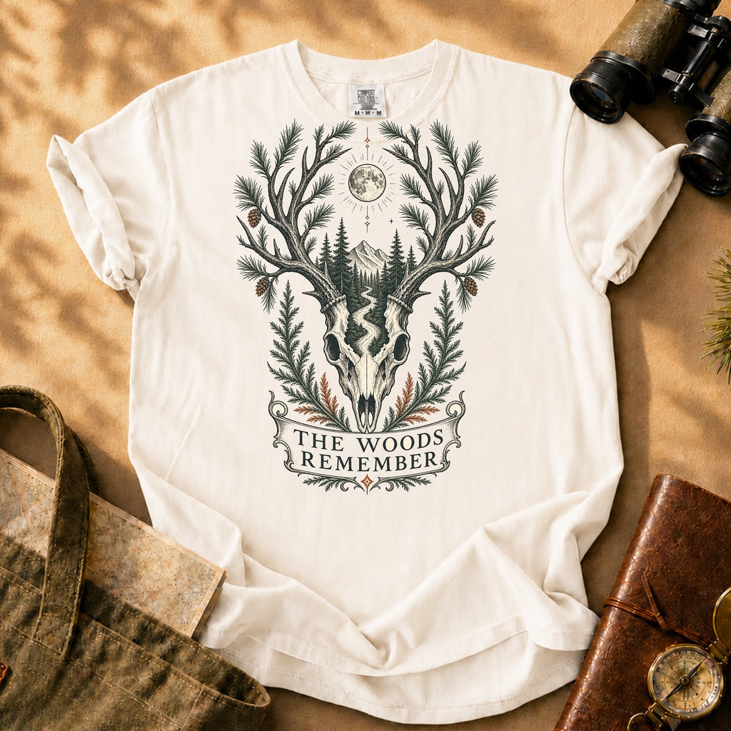 The Woods Remember Tee - Ivory