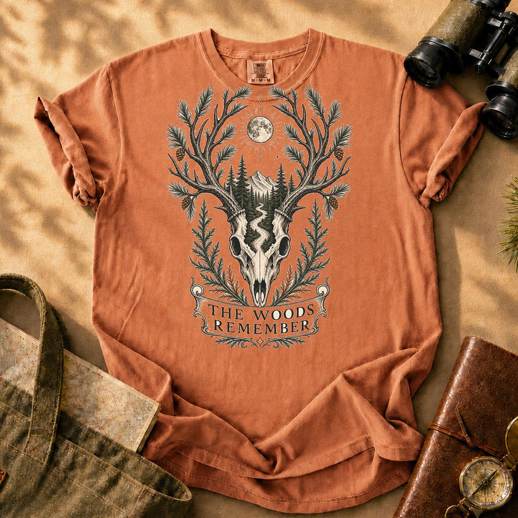 The Woods Remember Tee - Yam