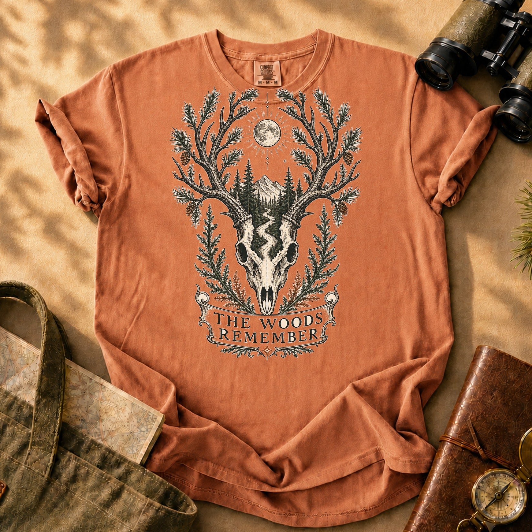 The Woods Remember Tee - Yam