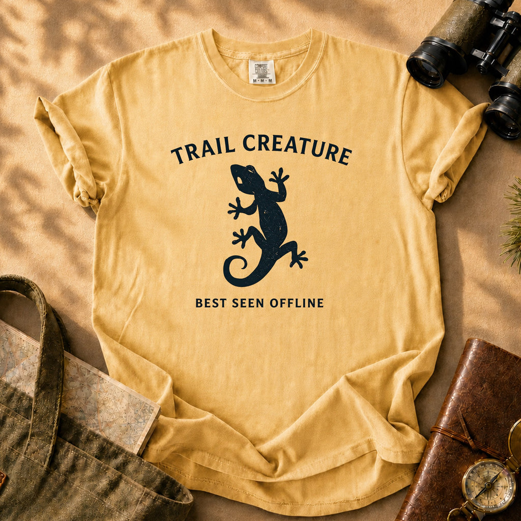 Trail Creature Tee - Mustard