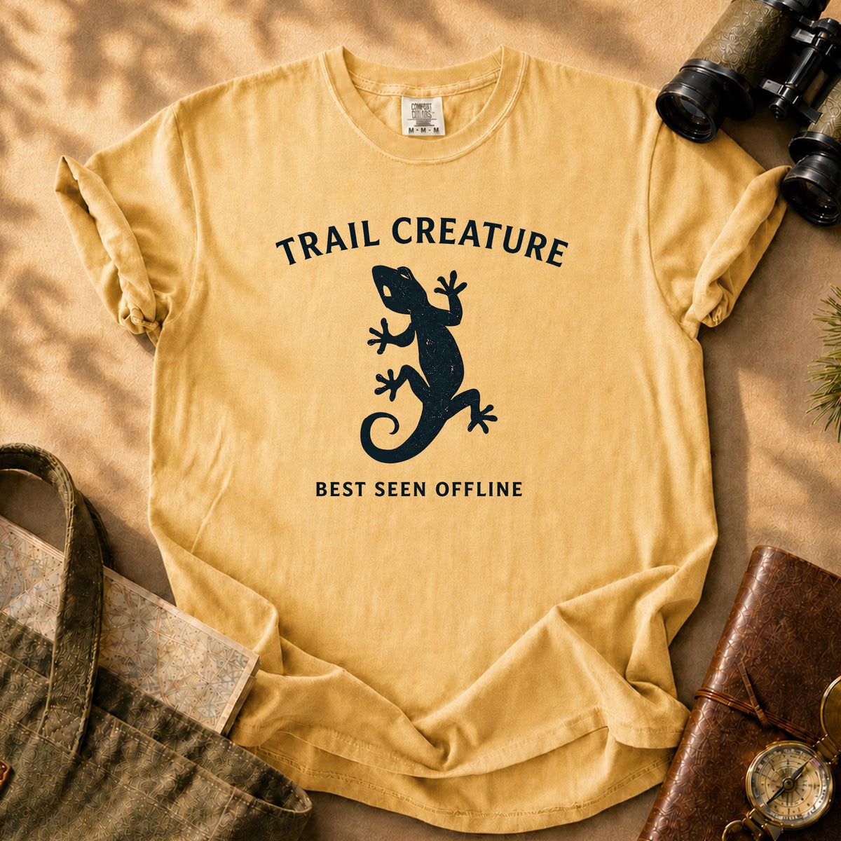 Trail Creature Tee - Mustard