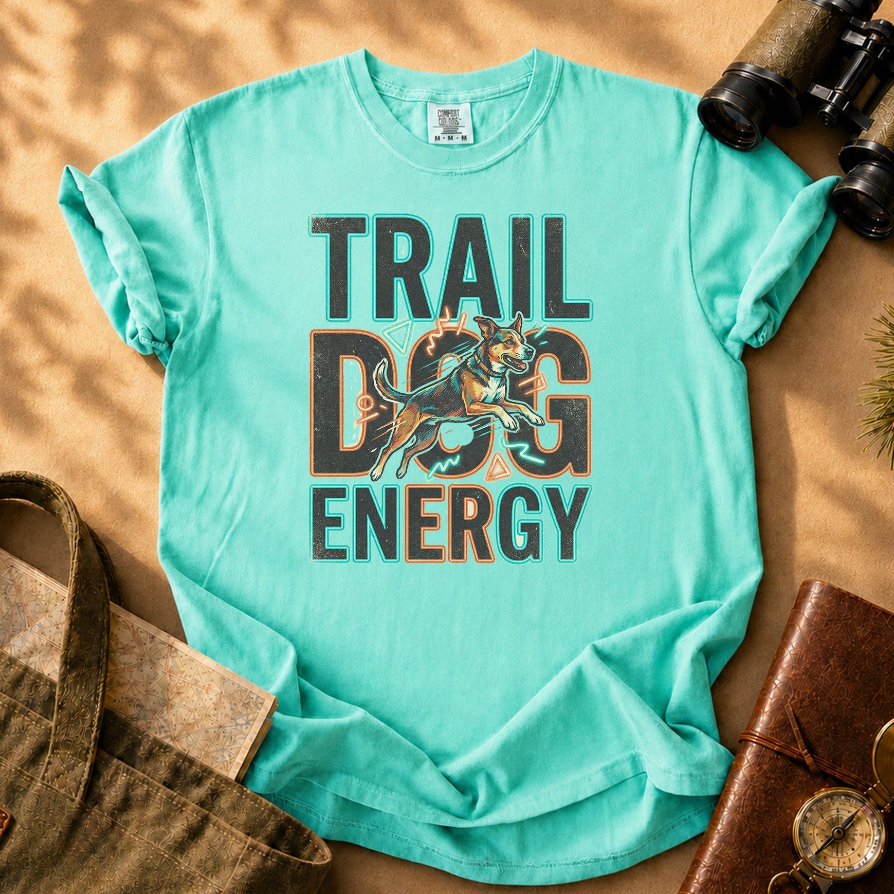 Trail Dog Energy Tee - Island Reef