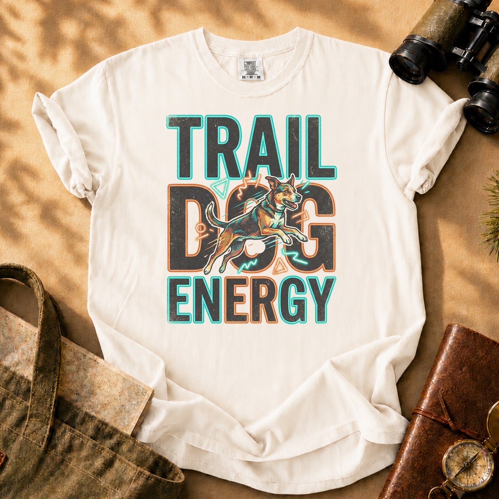 Trail Dog Energy Tee - Ivory