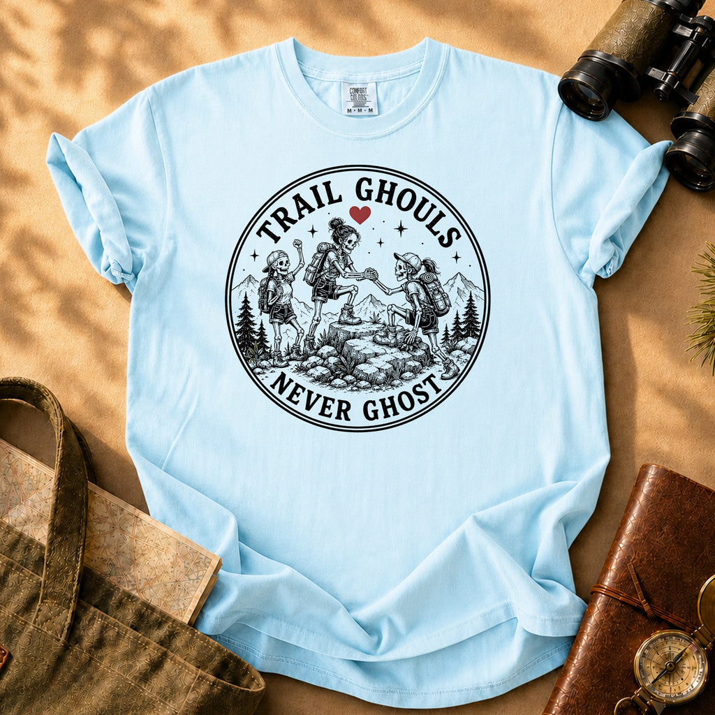Trail Ghouls Tee - Chambray