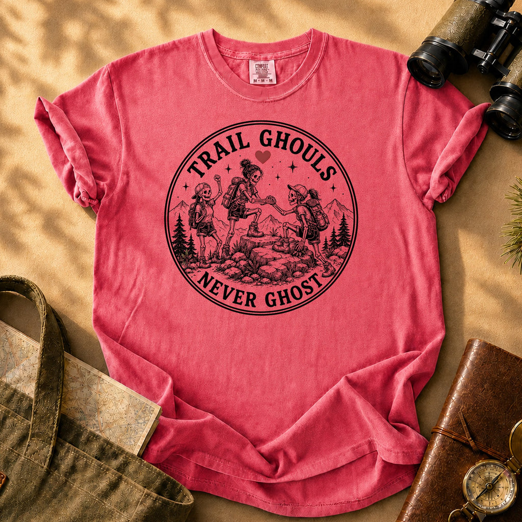 Trail Ghouls Tee - Watermelon
