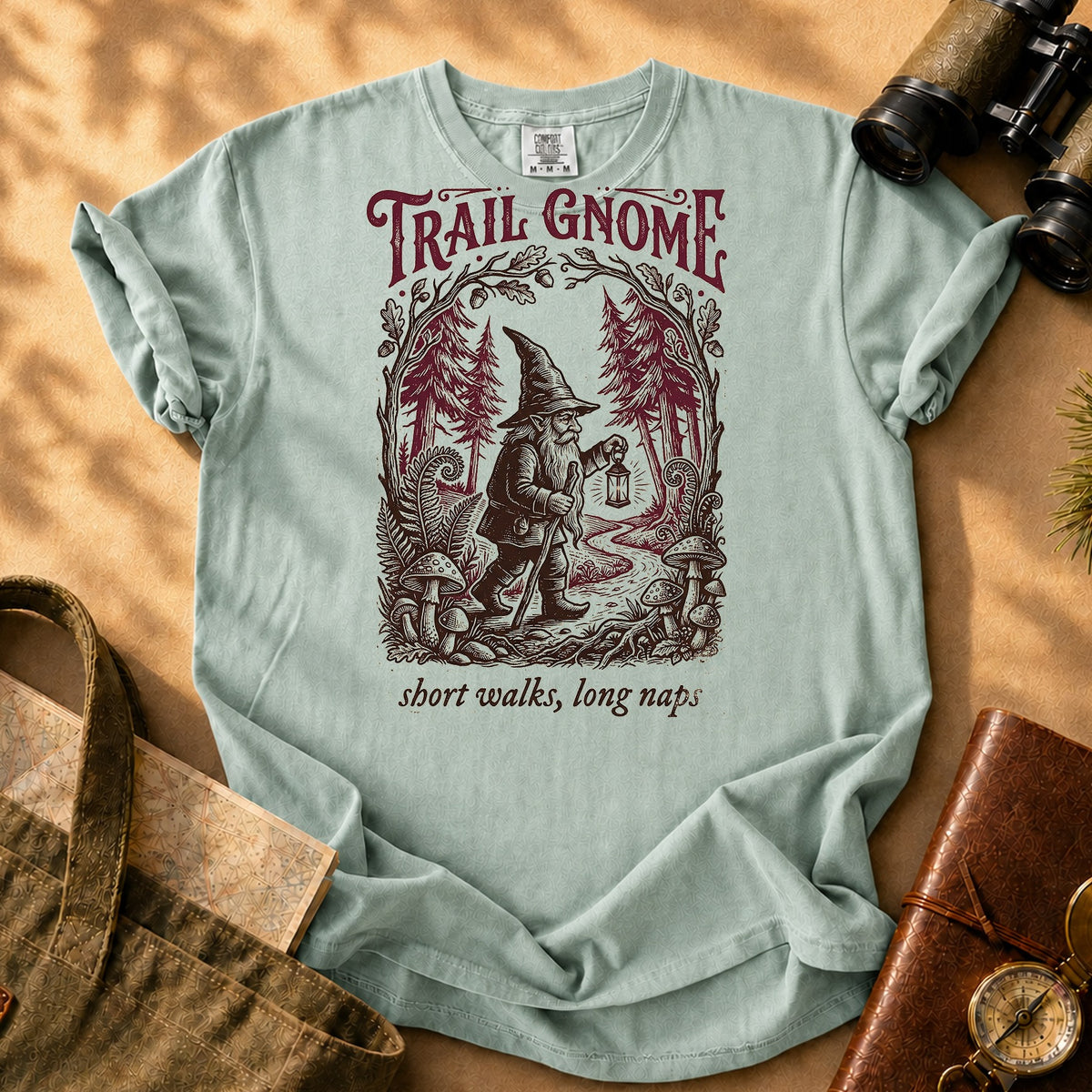 Trail Gnome Tee - Bay