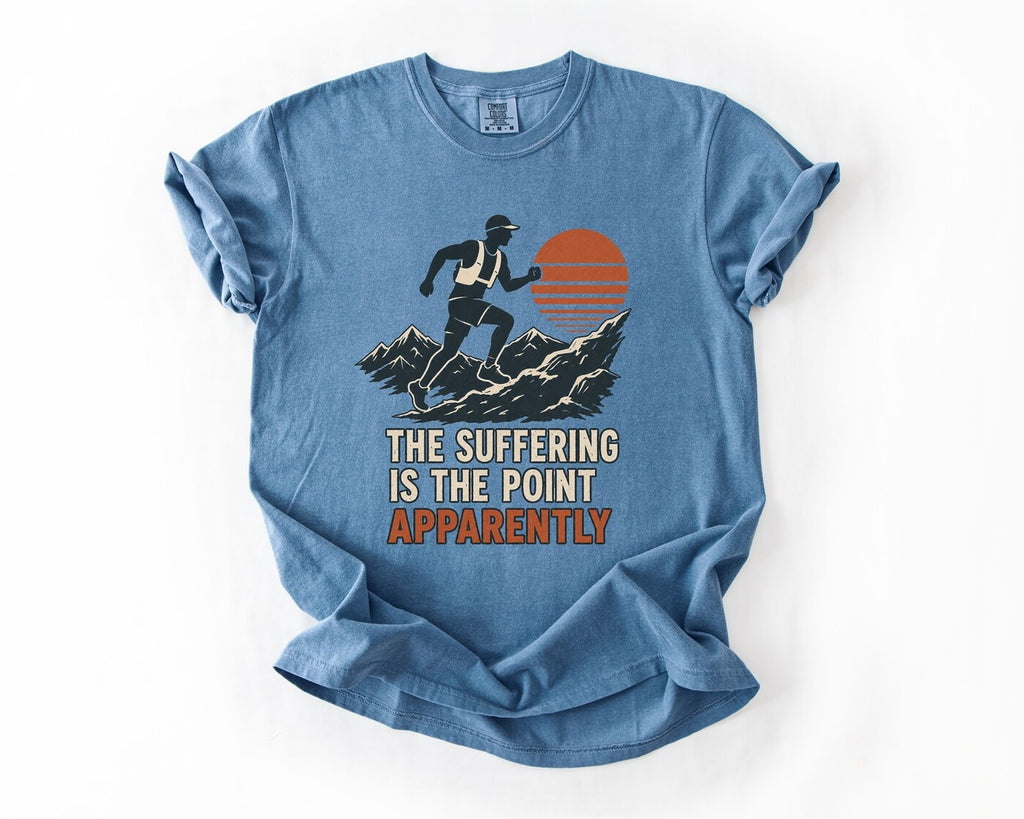 Trail Running T-Shirt - Blue Jean