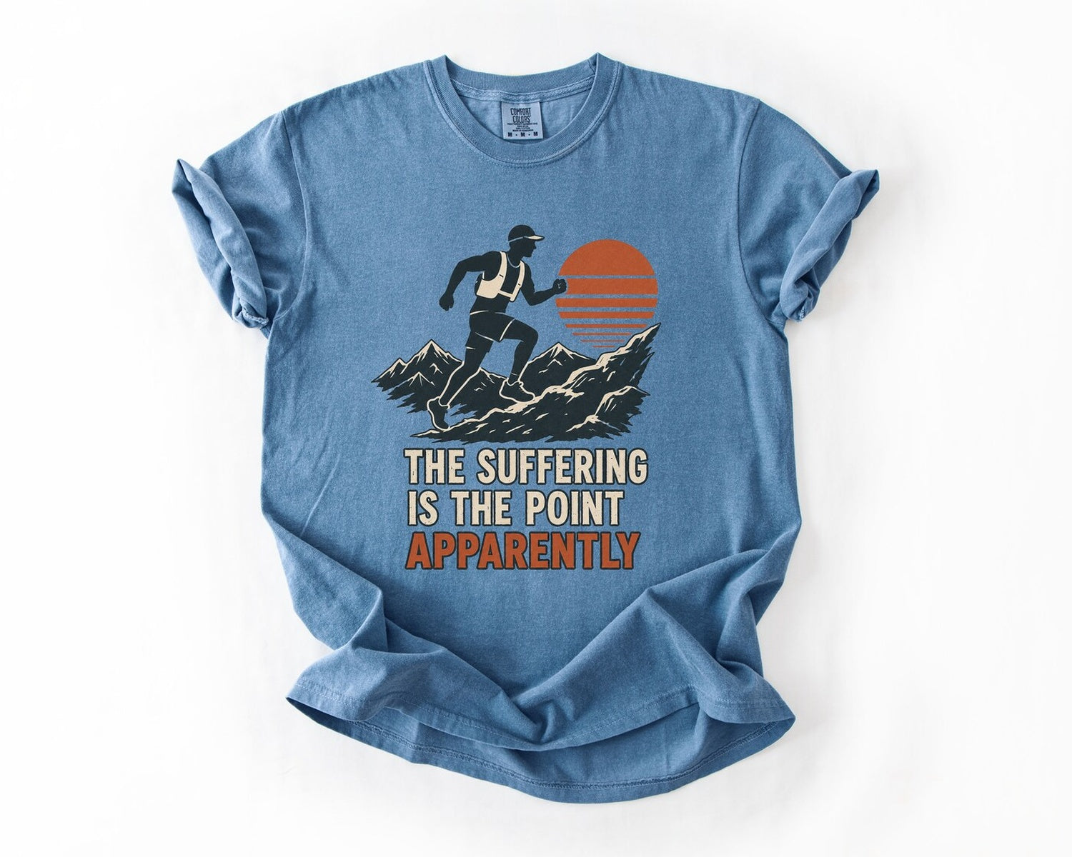 Trail Running T-Shirt - Blue Jean