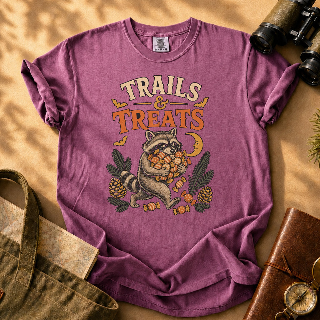 Trails and Treats Tee - Berry