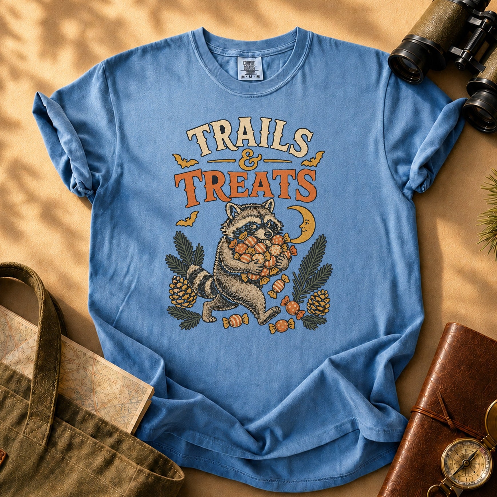 Trails and Treats Tee - Blue Jean