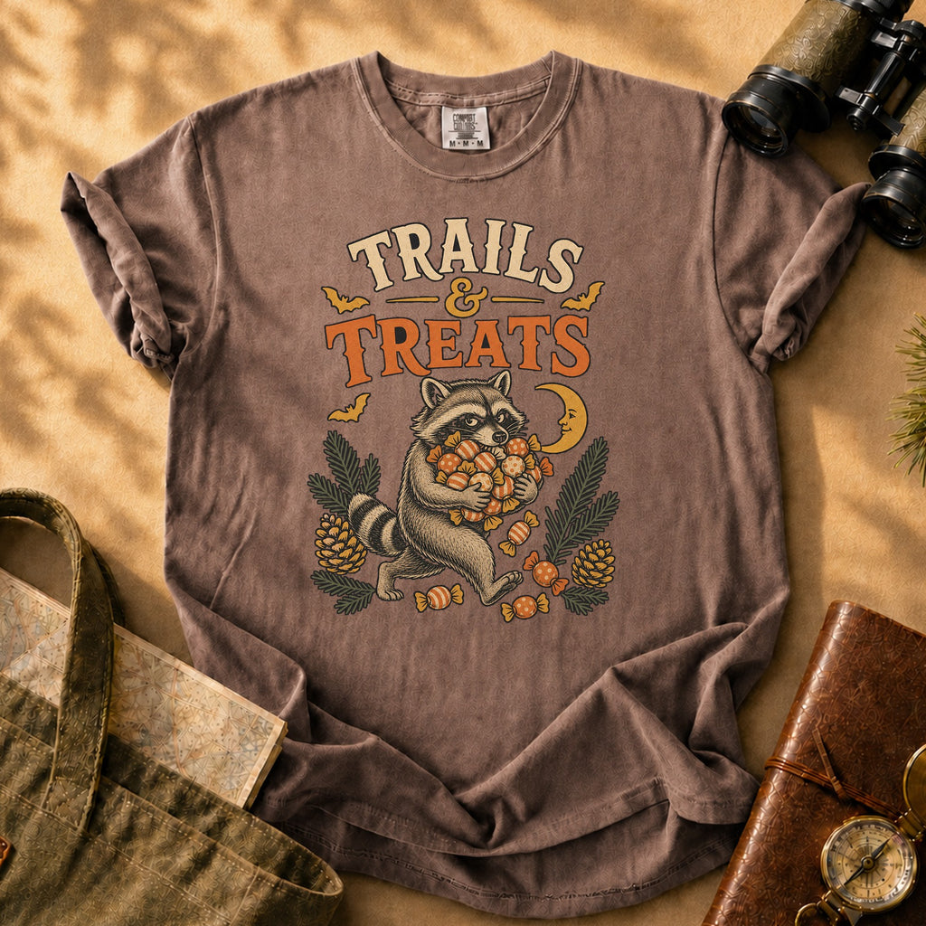 Trails and Treats Tee - Espresso