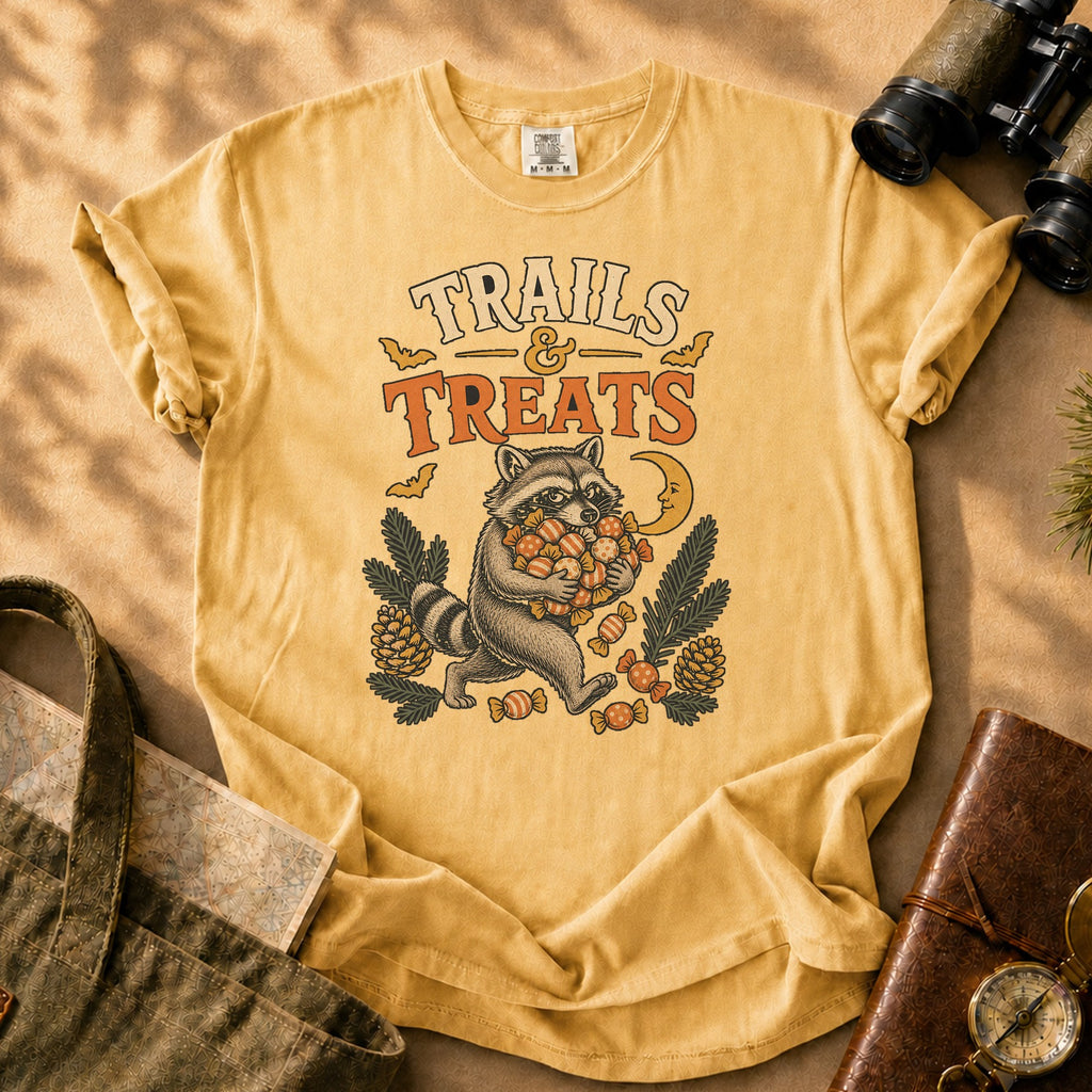 Trails and Treats Tee - Mustard