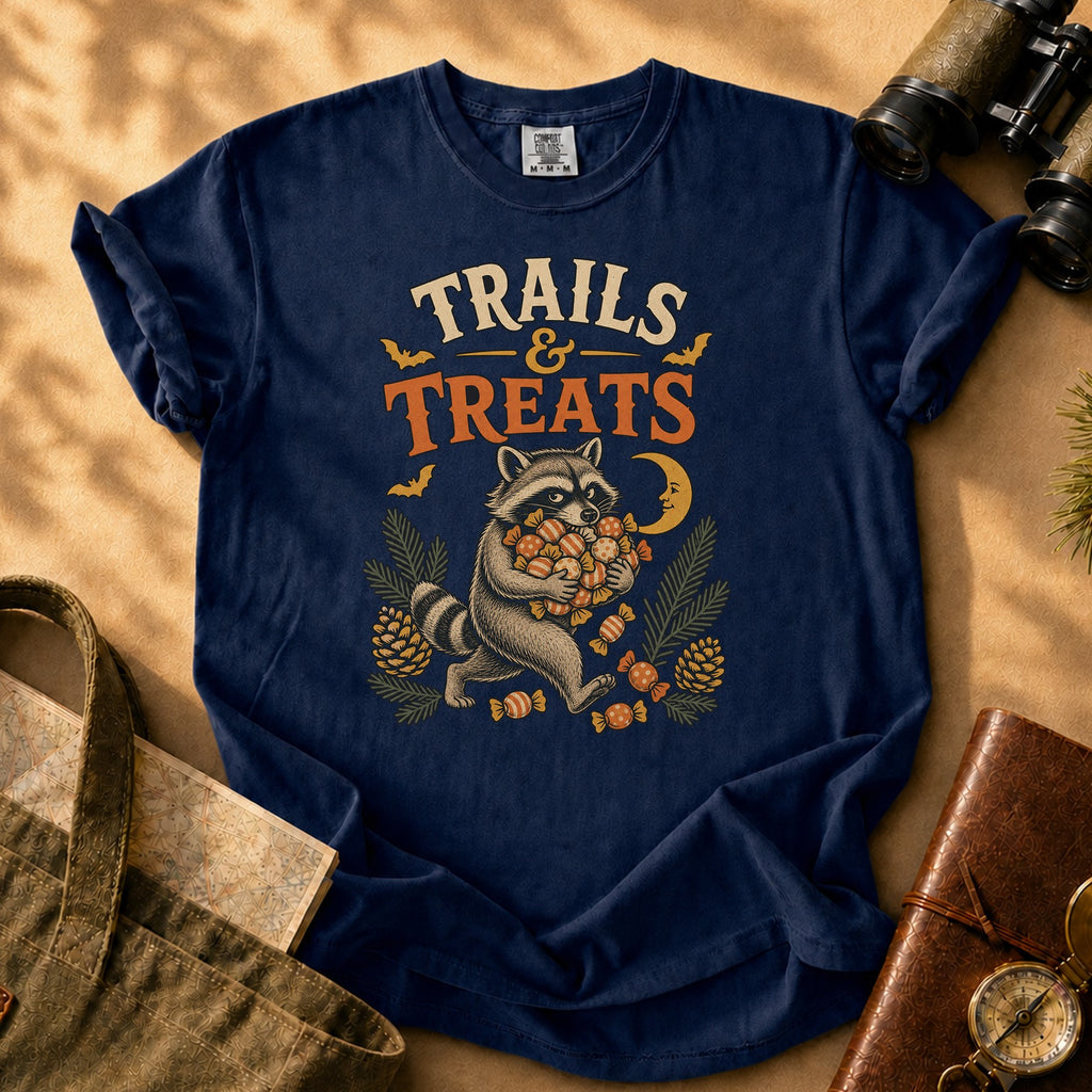 Trails and Treats Tee - True Navy