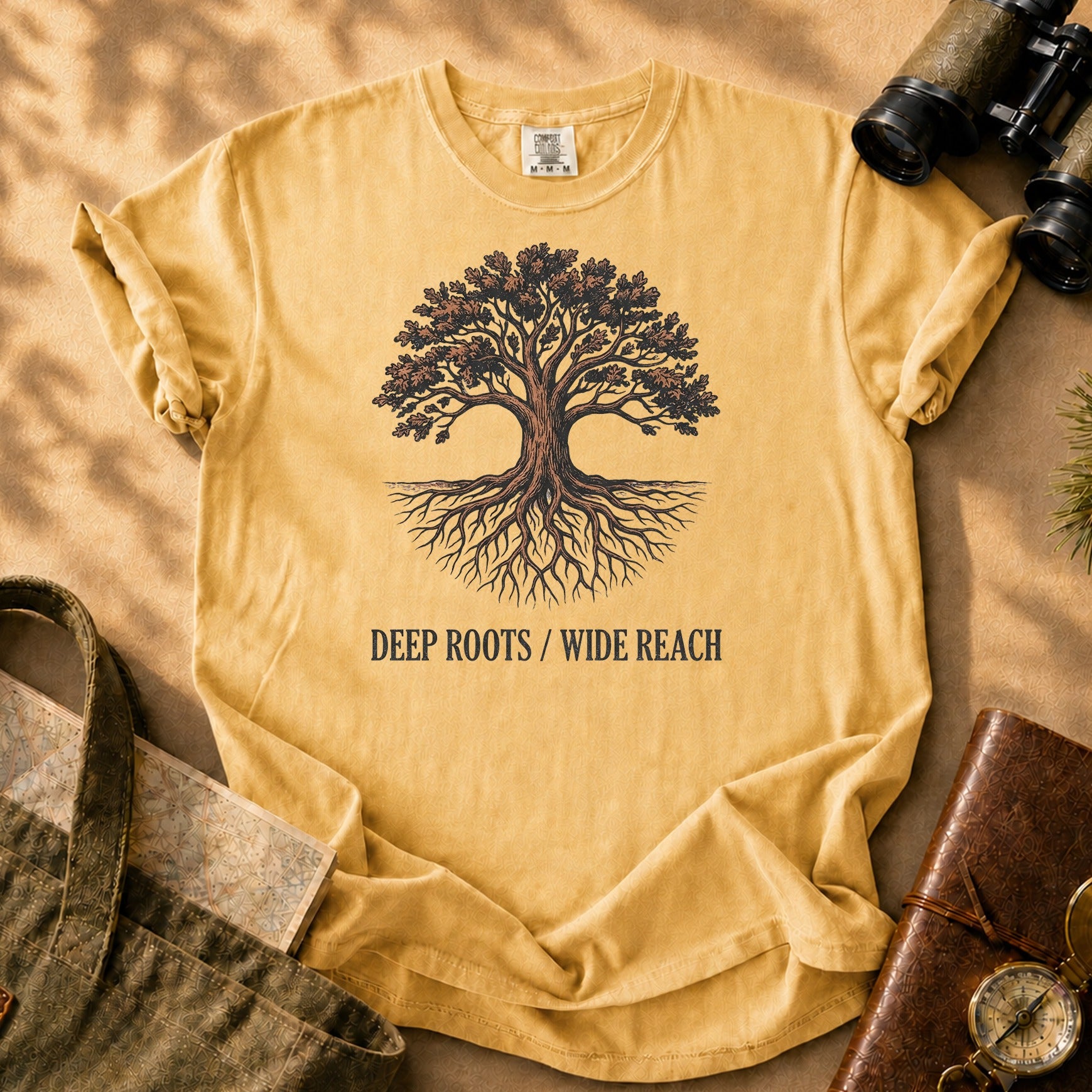 Tree of Life Tee - Mustard