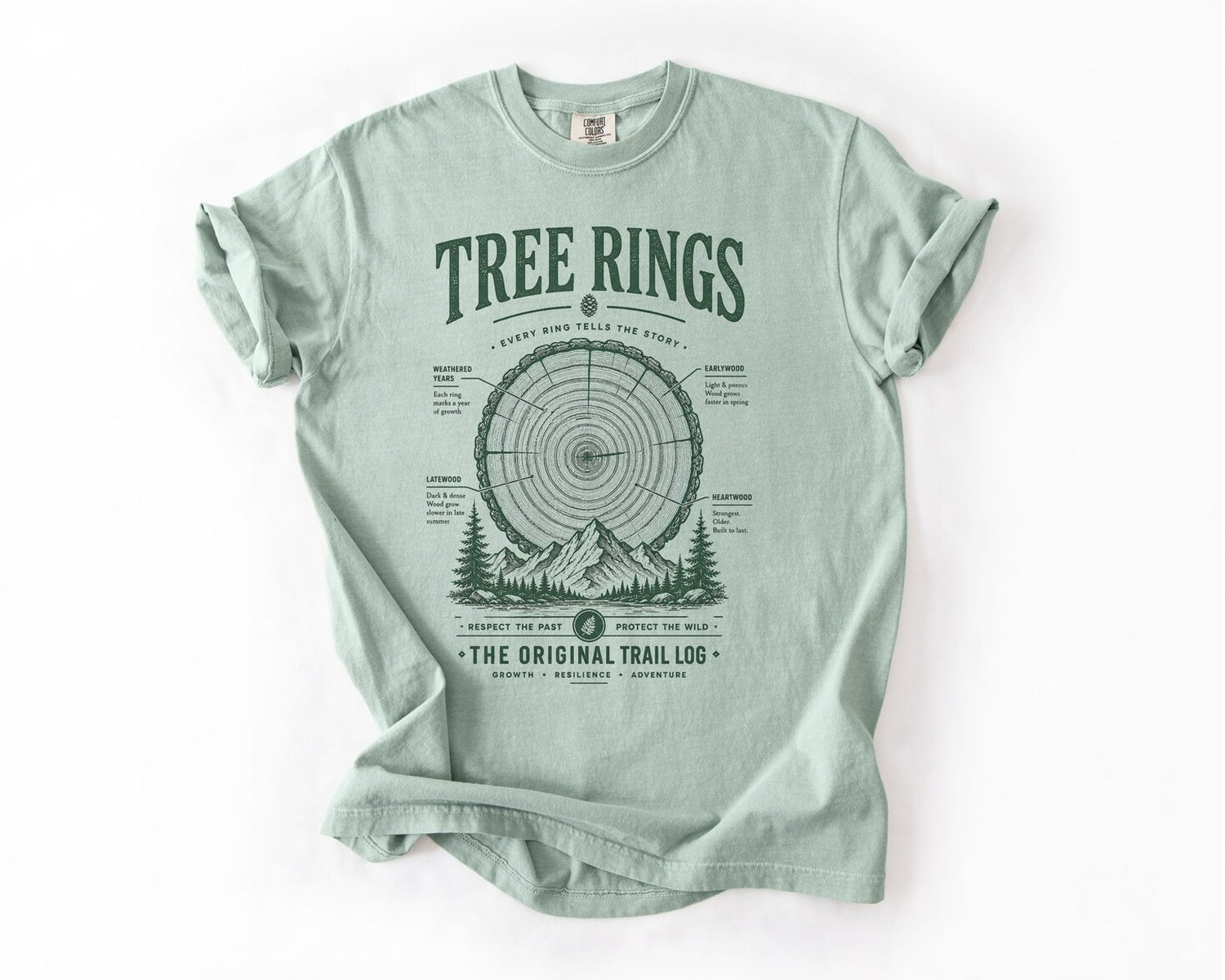 Tree Rings Tee - Bay