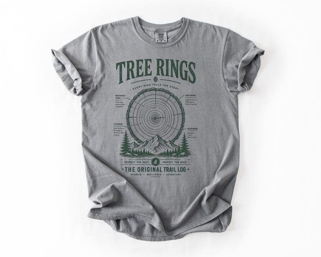 Tree Rings Tee - Grey