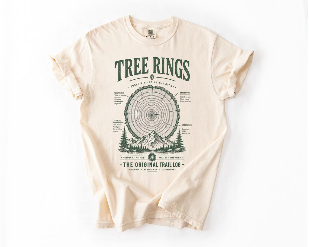 Tree Rings Tee - Ivory