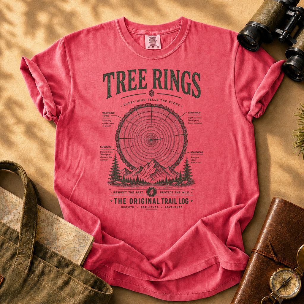 Tree Rings Tee - Watermelon