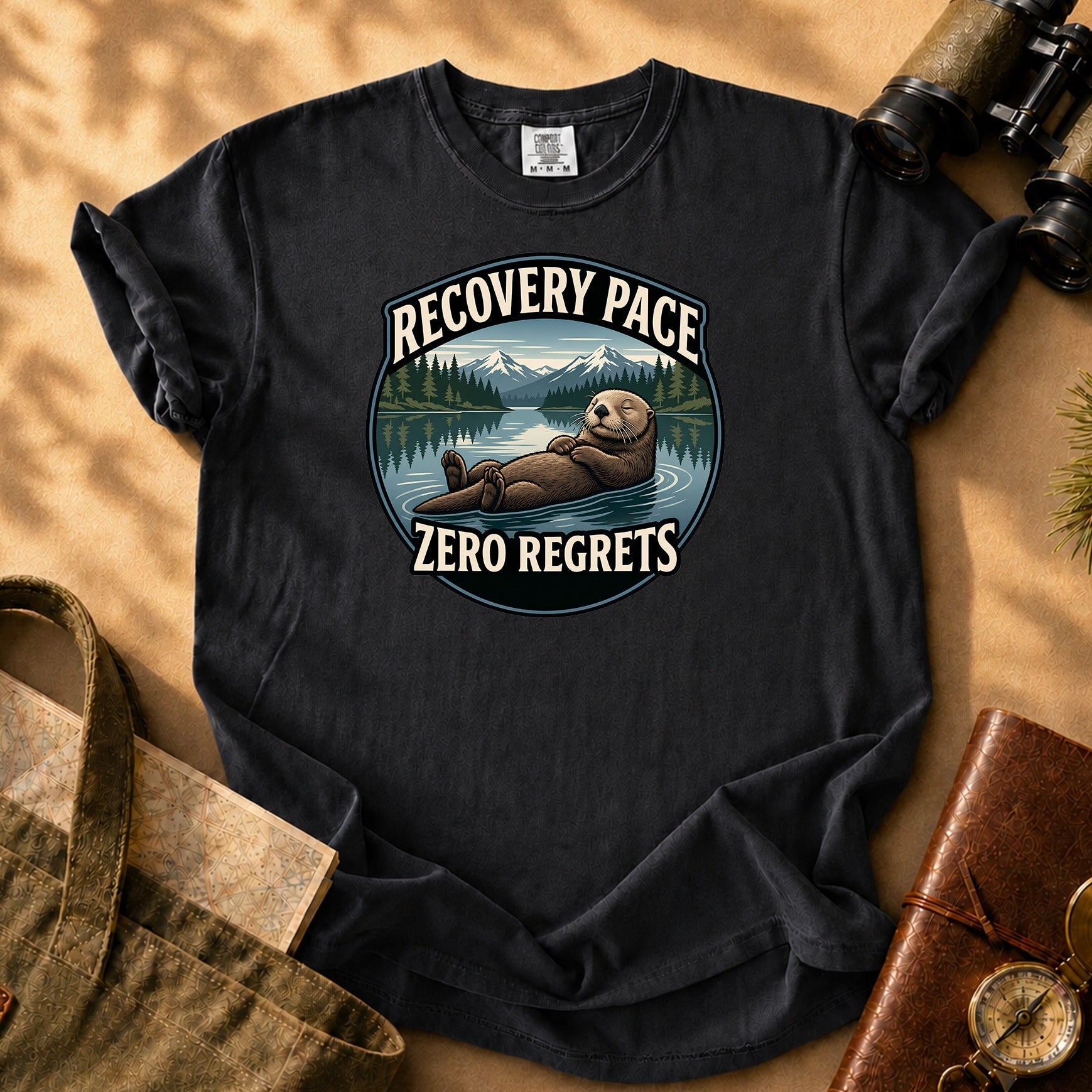Recovery Pace Zero Regrets Tee - Black