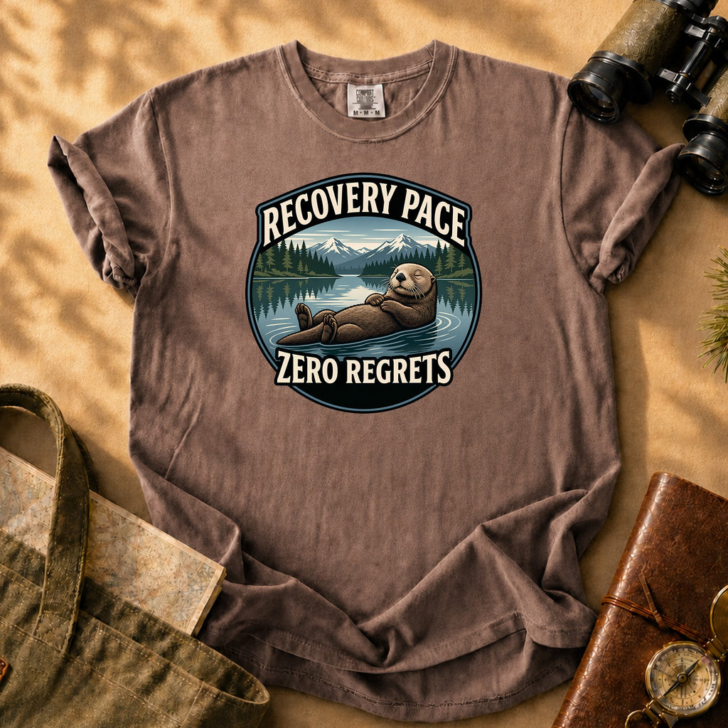 Recovery Pace Zero Regrets Tee - Espresso