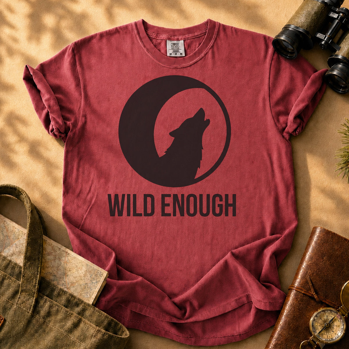 Wild Enough Tee - Brick