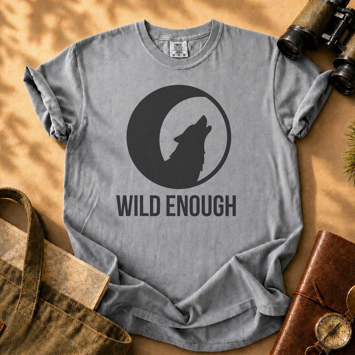 Wild Enough Tee - Grey